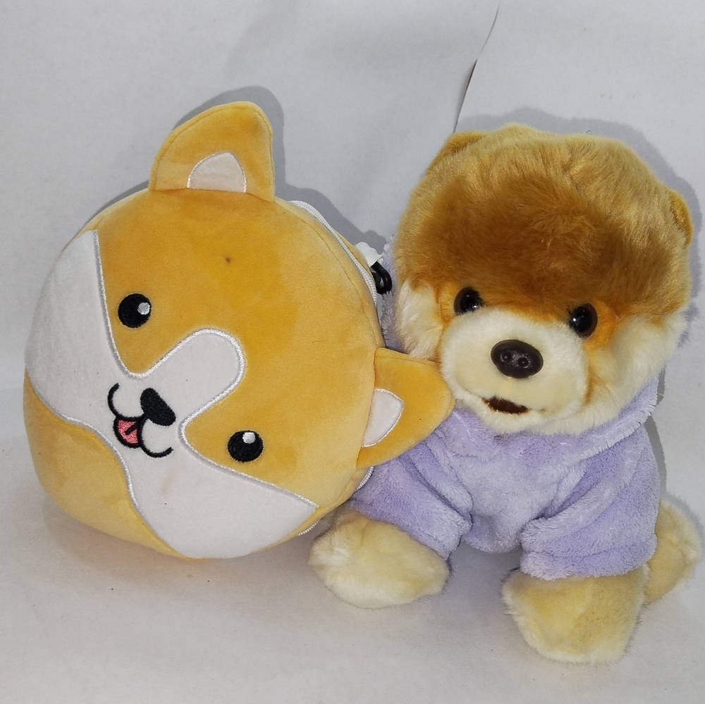 Bundle Ity Bitty Boo Hallmark Dog  Unicorn Plush Stuffed Animal Eye Mask Pillow
